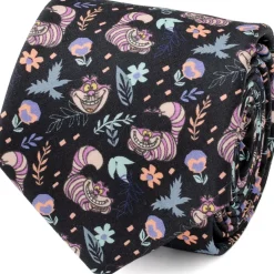 Disney Alice in Wonderland Cheshire Cat Black Men's Tie