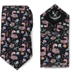 Disney Alice in Wonderland Cheshire Cat Black Men's Tie
