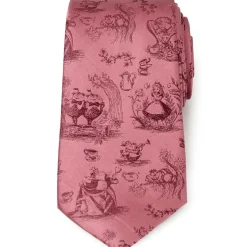 Disney Alice in Wonderland Dusty Red Men's Tie