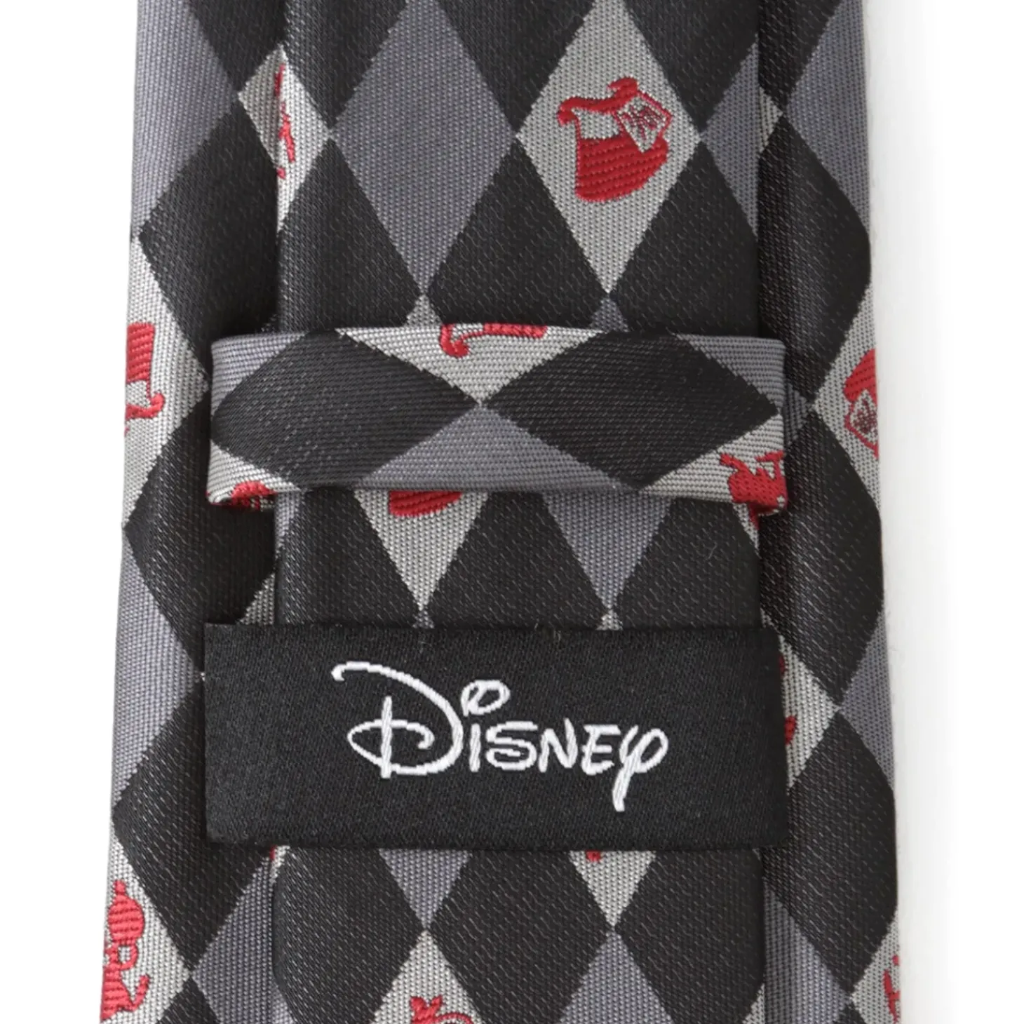 Disney Alice in Wonderland Gray Men's Tie