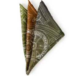 Cufflinks, Inc. Antique Clock Gradient Pocket Square