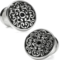 Ox and Bull Trading Co. Antique Filigree Round Cufflinks