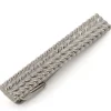 Ox and Bull Trading Co. Antique Silver Herringbone Tie Clip