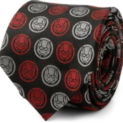 Marvel Ant-man Red/Gray Charcoal Tie