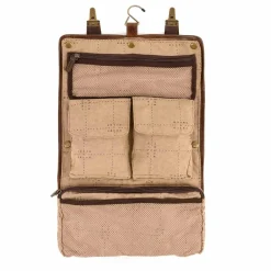 Moore & Giles Austin Hanging Wash Kit in Brompton Brown