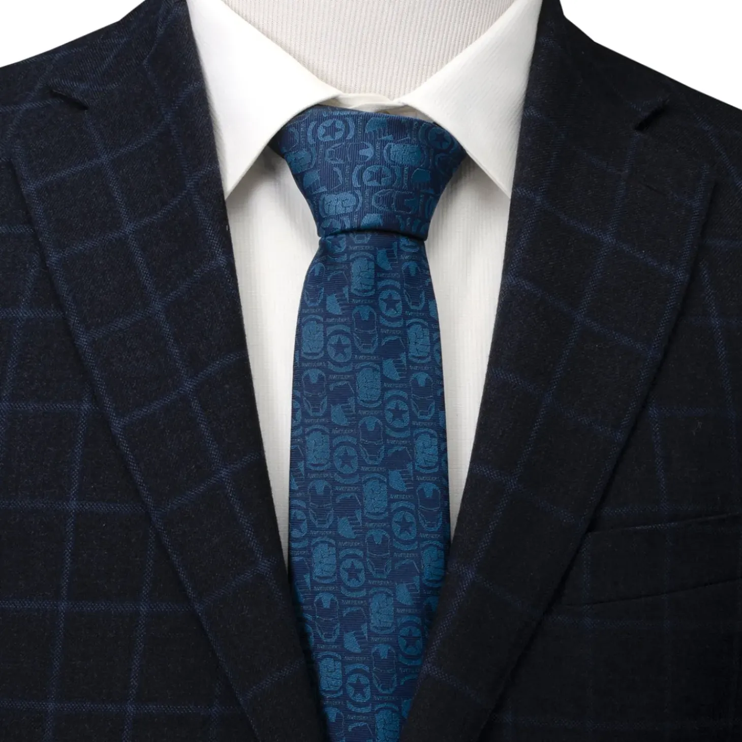 Marvel Avengers Blue Men's Tie