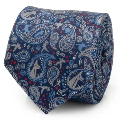 Marvel Avengers Blue Multi Paisley Men's Tie