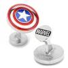 Marvel Avengers Captain America Shield Cufflinks