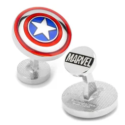 Marvel Avengers Captain America Shield Cufflinks