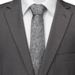 Marvel Avengers Paisley Icons Gray Men's Tie