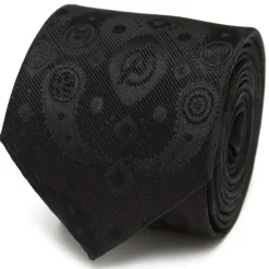 Marvel Avengers Paisley Icons Print Black Tie
