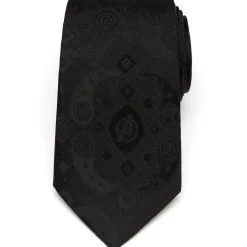 Marvel Avengers Paisley Icons Print Black Tie