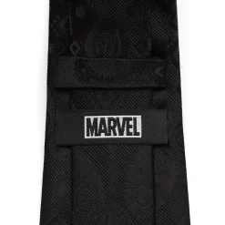 Marvel Avengers Paisley Icons Print Black Tie