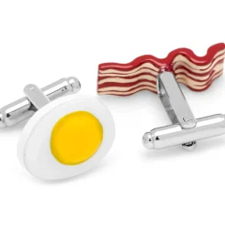 Cufflinks, Inc. Bacon and Eggs Breakfast Cufflinks