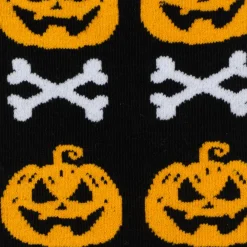 Cufflinks, Inc. Bad To The Bone Pumpkin Black Men's Socks