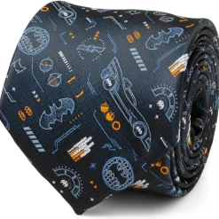 DC Comics Batman Batmobile Black Men's Tie