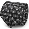 DC Comics Batman Cross Black Silk Men's Tie