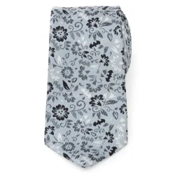 DC Comics Batman Patterned Floral Blue Men's Tie