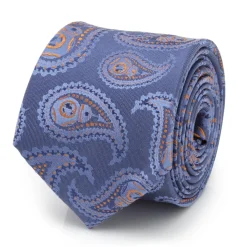 BOY Star Wars BB-8 Paisley Blue Silk Boy's Tie