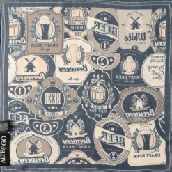 Cufflinks, Inc. Beer Aficionado Black Multi Pocket Square