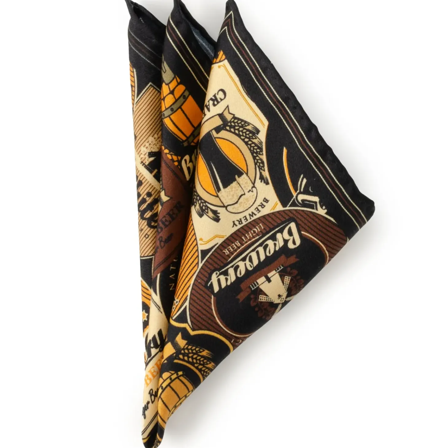 Cufflinks, Inc. Beer Aficionado Black Multi Pocket Square