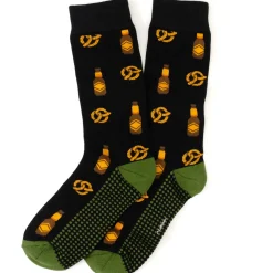 Cufflinks, Inc. Beer Day Snacks Black Men's Socks