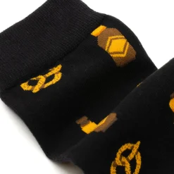 Cufflinks, Inc. Beer Day Snacks Black Men's Socks