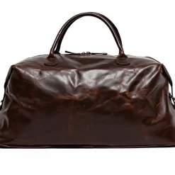 Moore & Giles Benedict Weekend Bag in Brompton Brown