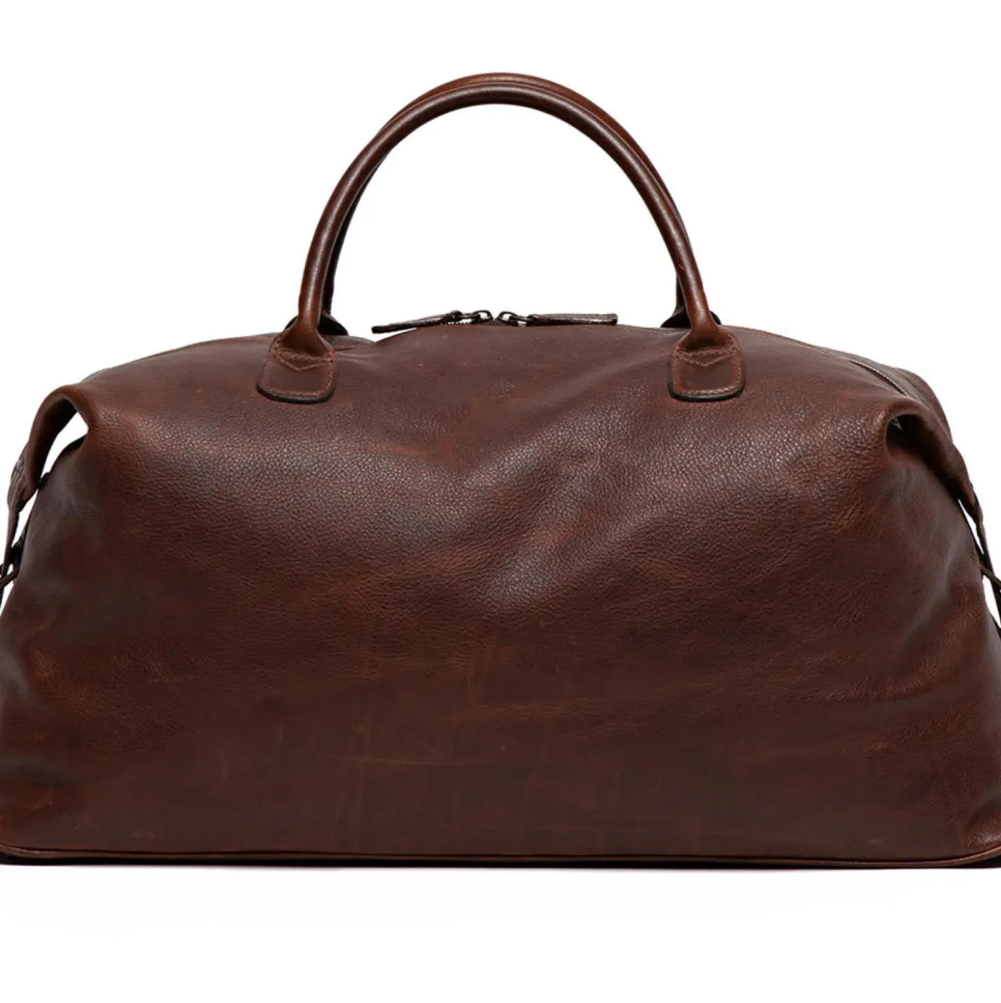 Moore & Giles Benedict Weekend Bag in Titan Milled Brown