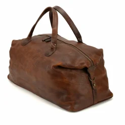 Moore & Giles Benedict Weekend Bag in Titan Milled Brown