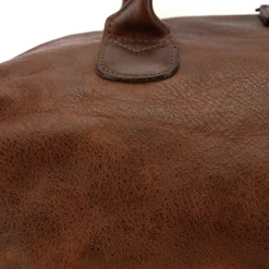 Moore & Giles Benedict Weekend Bag in Titan Milled Brown