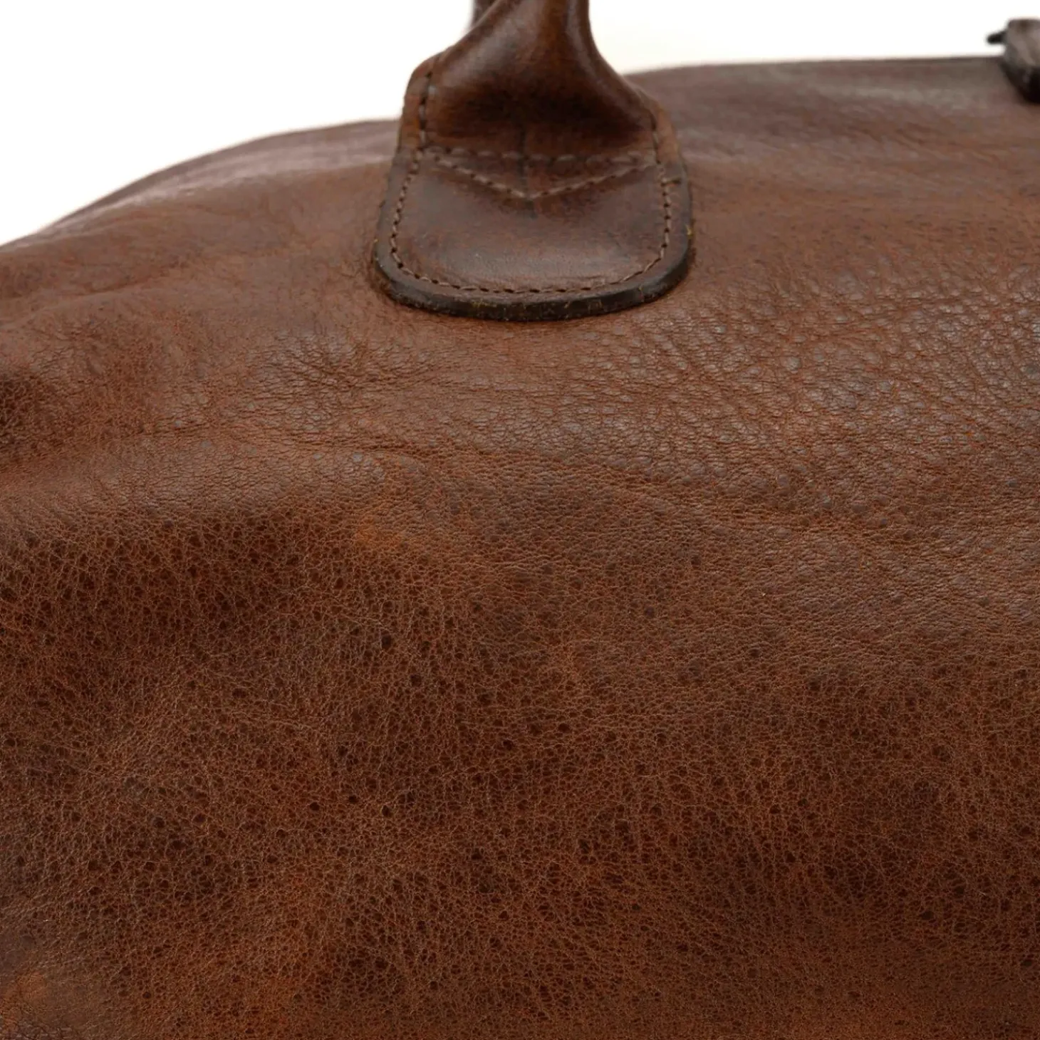 Moore & Giles Benedict Weekend Bag in Titan Milled Brown