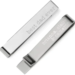 Ox and Bull Trading Co. Best Dad Ever Engravable Tie Bar