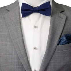 Ox and Bull Trading Co. Black and Silver Knot Stud Set