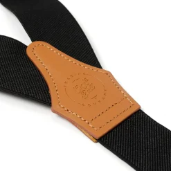Ox and Bull Trading Co. Black Clip Suspenders
