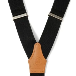 Ox and Bull Trading Co. Black Clip Suspenders