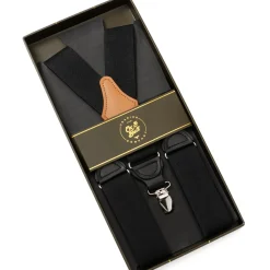 Ox and Bull Trading Co. Black Clip Suspenders