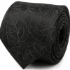 Ox and Bull Trading Co. Black Floral Men's Tie