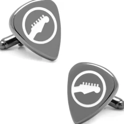 Cufflinks, Inc. Black Guitar Pick Cufflinks