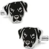 Cufflinks, Inc. Black Labrador Cufflinks