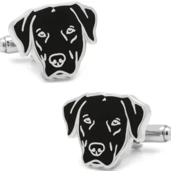 Cufflinks, Inc. Black Labrador Cufflinks