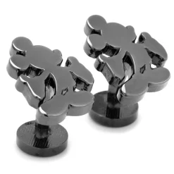 Disney Black Mickey Mouse Silhouette Cufflinks