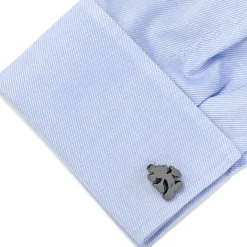 Disney Black Mickey Mouse Silhouette Cufflinks