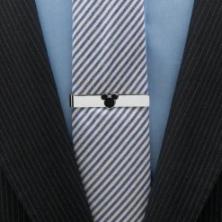 Disney Black Mickey Mouse Silhouette Tie Bar
