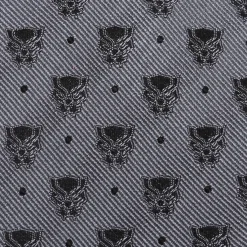 Marvel Black Panther Gray Dot Tie
