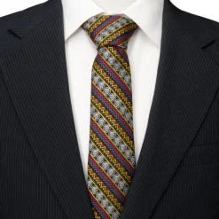 Marvel Black Panther Tribal Stripe Men's Tie