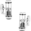 Tateossian Black Sand Timer Cufflinks