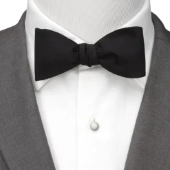 Ox and Bull Trading Co. Black Self Tie Bow Tie