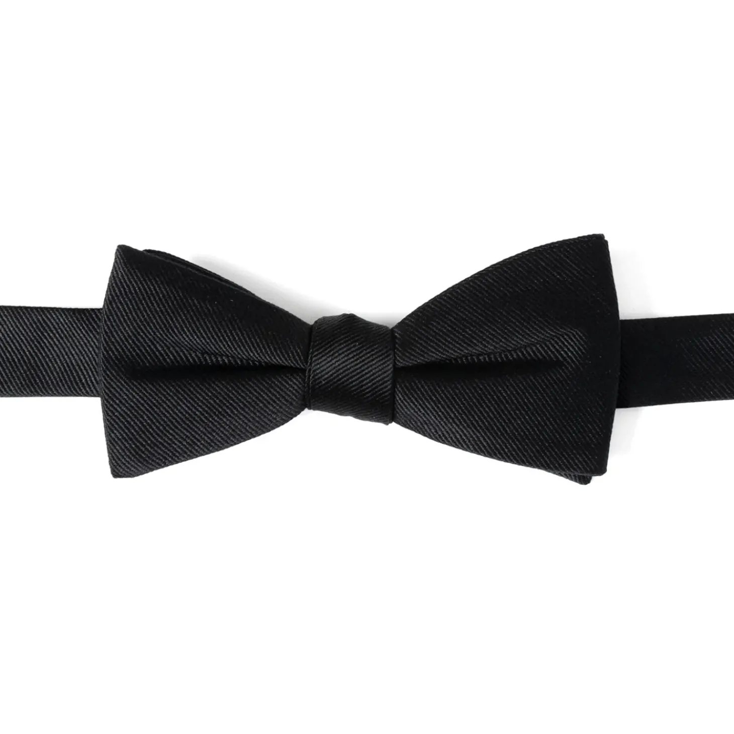 Ox and Bull Trading Co. Black Silk Bow Pre-Tie
