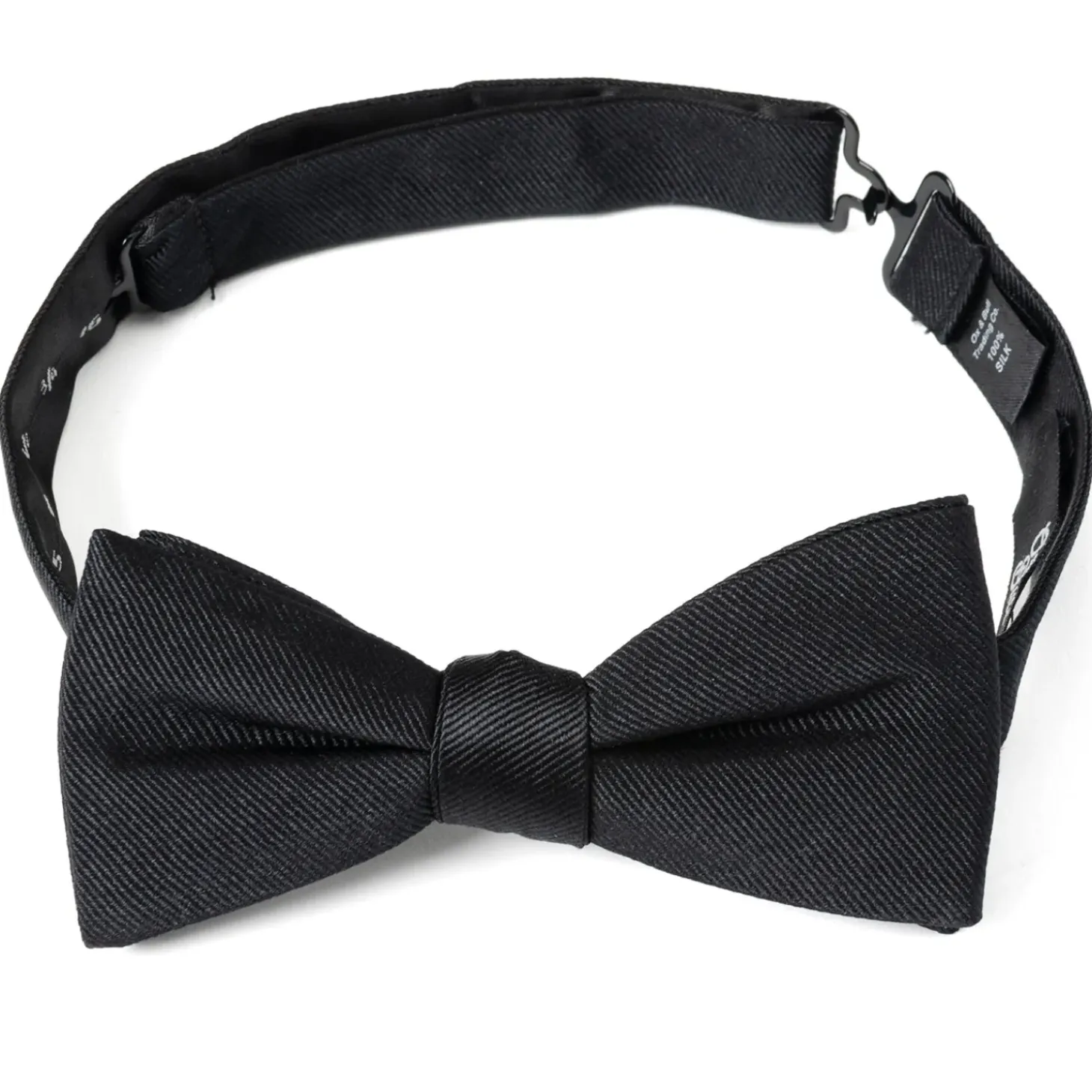 Ox and Bull Trading Co. Black Silk Bow Pre-Tie